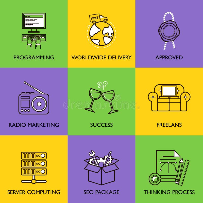 Il concetto di affari illustrazione di stock Il concetto di affari illustrazione di stock