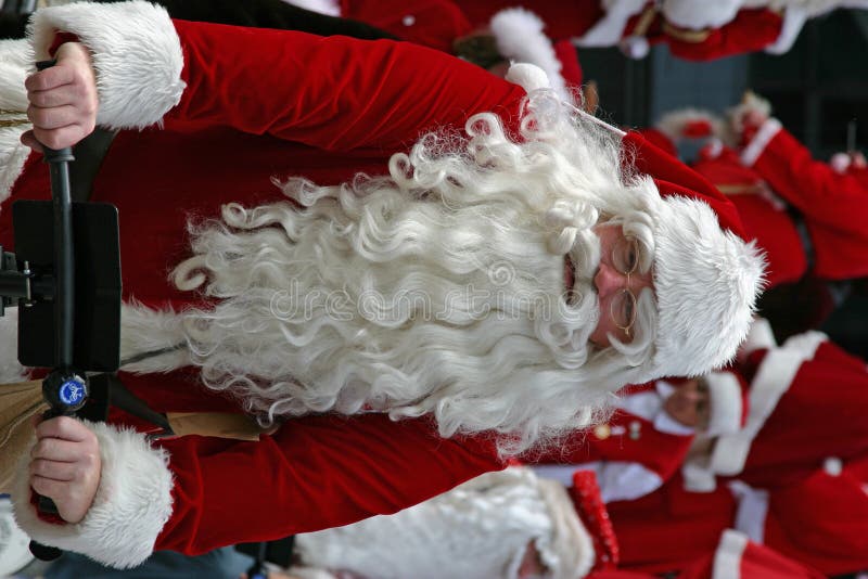 Il congresso del Babbo Natale del mondo a Copenhaghen immagine stock libera da diritti