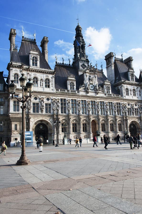 Il corridoio di città di Parigi fotografia stock