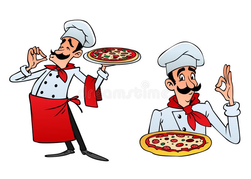 Il cuoco unico italiano del fumetto porta la pizza