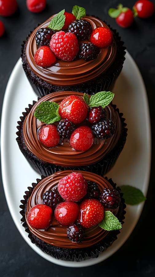 Il dessert sul piatto sembra delizioso e colorato. può essere utilizzato per pubblicizzare il menu del ristorante o i dessert onli illustrazione di stock