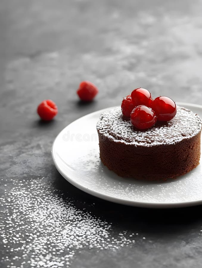 Il dessert sul piatto sembra delizioso e colorato. può essere utilizzato per pubblicizzare il menu del ristorante o i dessert onli illustrazione vettoriale