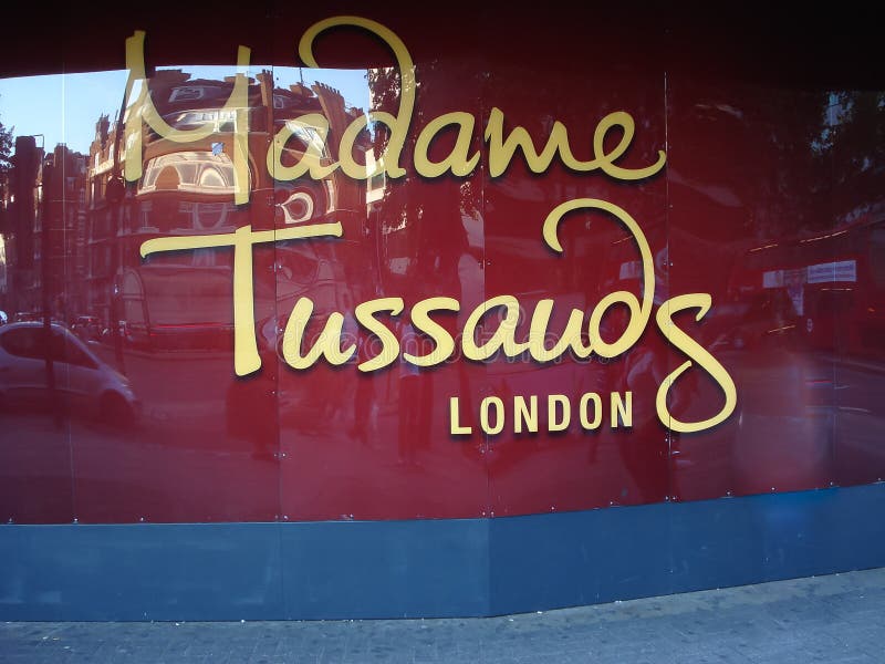 Il dettaglio della costruzione di signora Tussauds a Londra fotografia stock libera da diritti Il dettaglio della costruzione di signora Tussauds a Londra fotografia stock libera da diritti