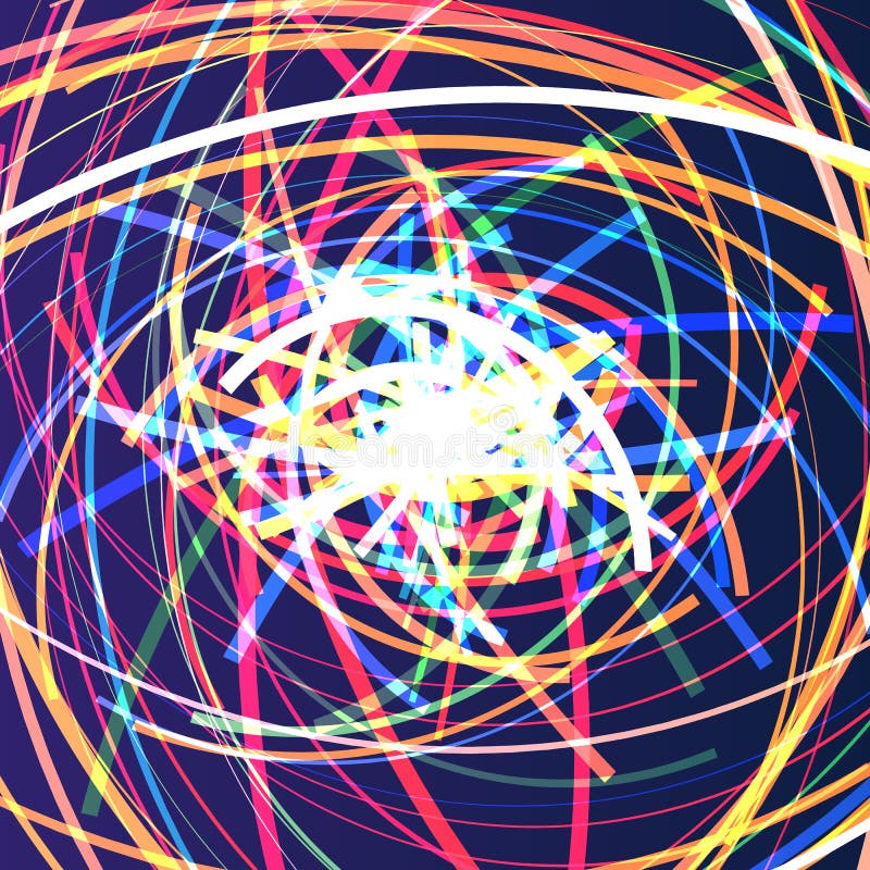 Il fondo astratto con le linee variopinte dell'arcobaleno luminoso ondeggia illustrazione di stock Il fondo astratto con le linee variopinte dell'arcobaleno luminoso ondeggia illustrazione di stock