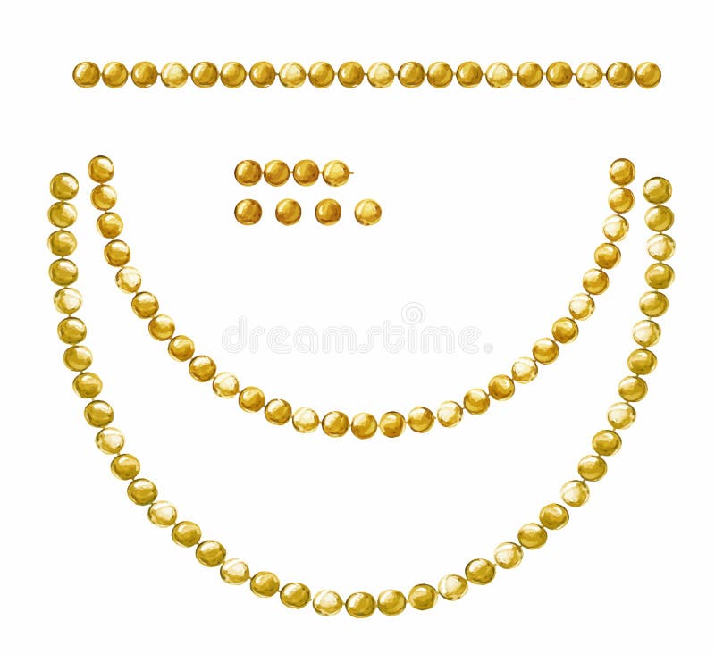 Il fondo bianco con l'attaccatura delle ghirlande dipinte brillanti belle dell'acquerello di oro borda Insieme di vettore per pro royalty illustrazione gratis Il fondo bianco con l'attaccatura delle ghirlande dipinte brillanti belle dell'acquerello di oro borda Insieme di vettore per pro royalty illustrazione gratis