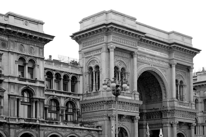 Il Galleria Vittorio Emanuele II immagine stock Il Galleria Vittorio Emanuele II immagine stock