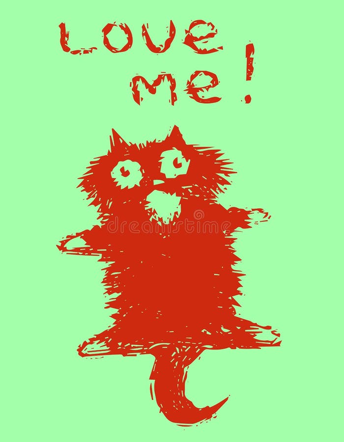 Il gatto sveglio della pelliccia si trova sulla sua parte posteriore Illustrazione di vettore royalty illustrazione gratis Il gatto sveglio della pelliccia si trova sulla sua parte posteriore Illustrazione di vettore royalty illustrazione gratis