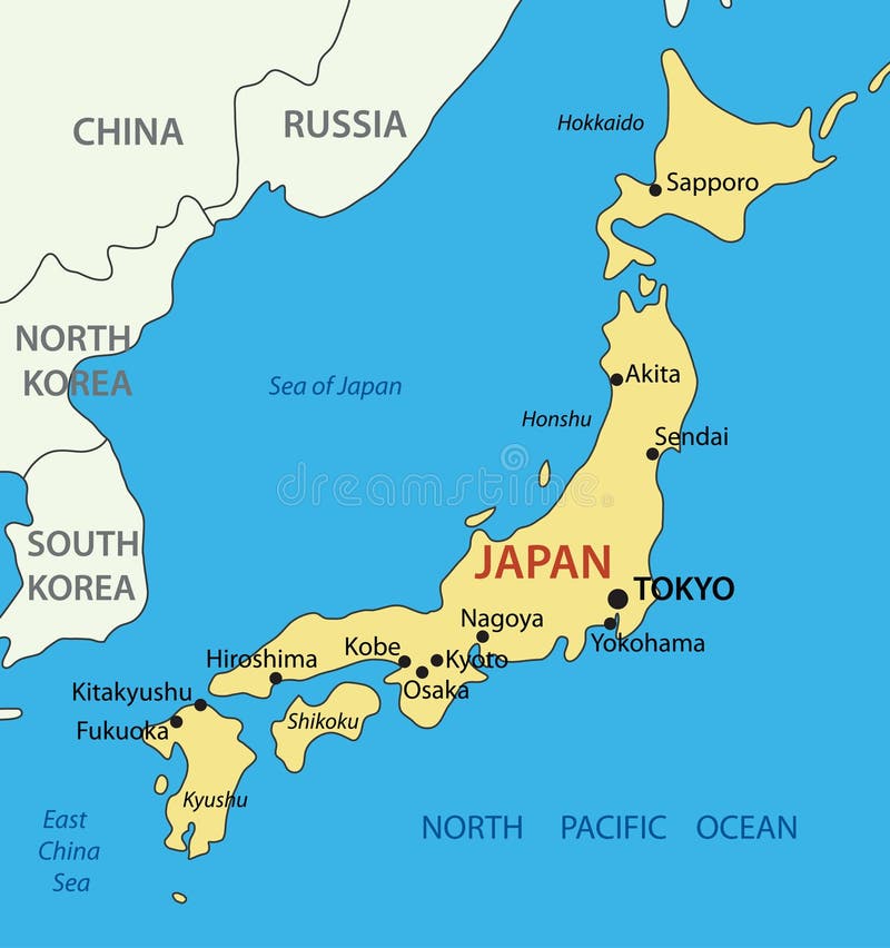 Il Giappone - mappa
