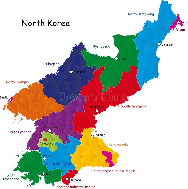 Il Korea di Nord royalty illustrazione gratis