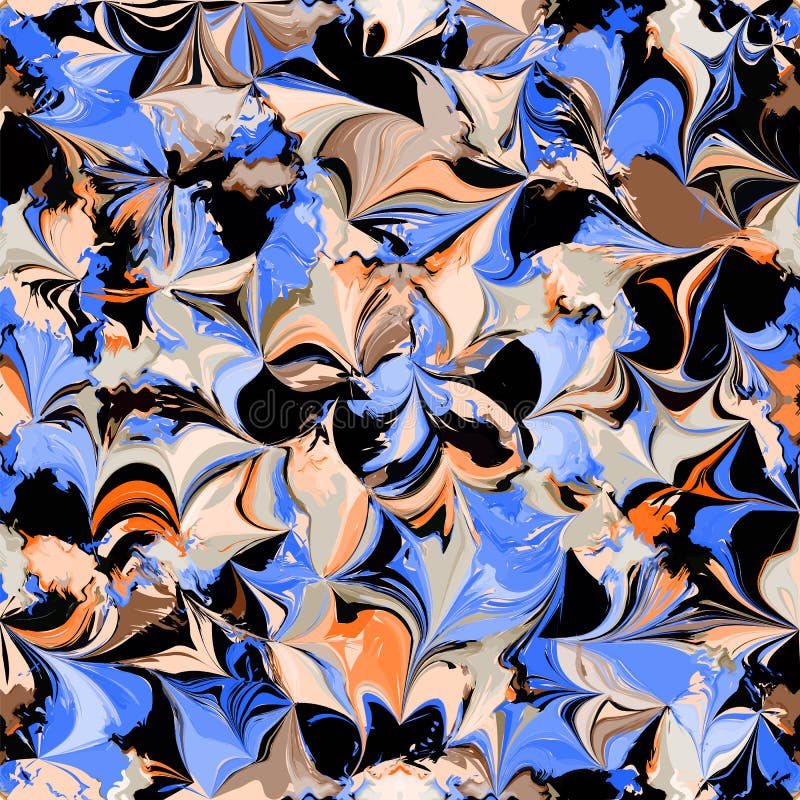 Il lerciume astratto ha macchiato, fondo ondulato nei colori blu, neri, beige, marroni illustrazione vettoriale Il lerciume astratto ha macchiato, fondo ondulato nei colori blu, neri, beige, marroni illustrazione vettoriale