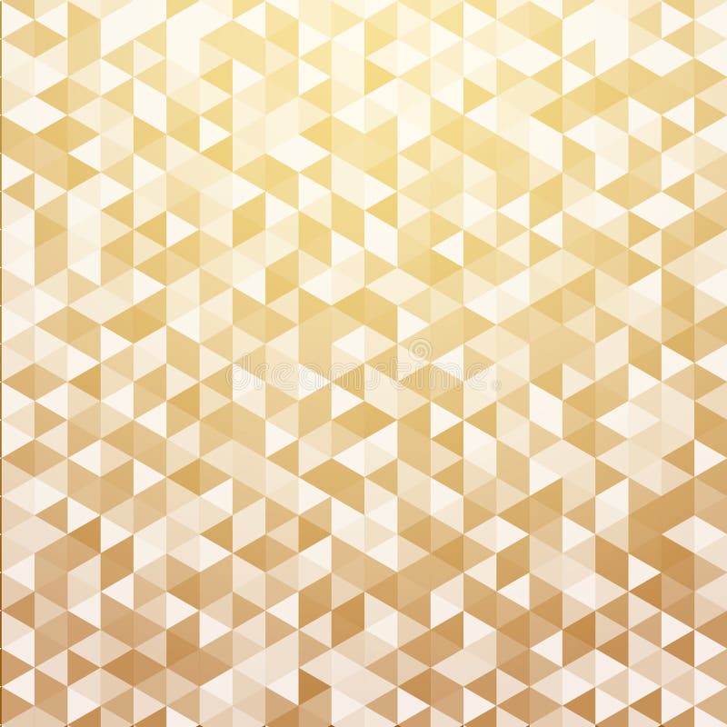 Il lusso astratto ha barrato le sedere geometriche di colore dell'oro del modello del triangolo