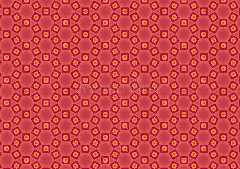 A texture background pattern in pink and red with mosaic shaped circles. A texture background pattern in pink and red with mosaic shaped circles