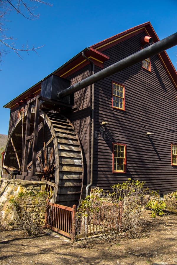 Paint Bank, VA - April 1; The original Tingler's Mill dates back to 1863. The small water-powered mill processed corn, wheat and oats for local farmers. Paint Bank, Virginia USA. The 1st of April 2014. Paint Bank, VA - April 1; The original Tingler's Mill dates back to 1863. The small water-powered mill processed corn, wheat and oats for local farmers. Paint Bank, Virginia USA. The 1st of April 2014.