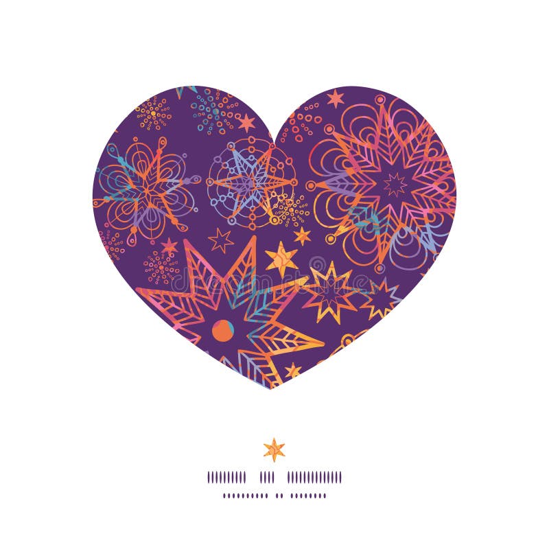 Il natale strutturato di vettore stars la siluetta del cuore royalty illustrazione gratis Il natale strutturato di vettore stars la siluetta del cuore royalty illustrazione gratis