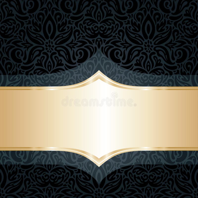 Il nero decorativo royalty illustrazione gratis Il nero decorativo royalty illustrazione gratis