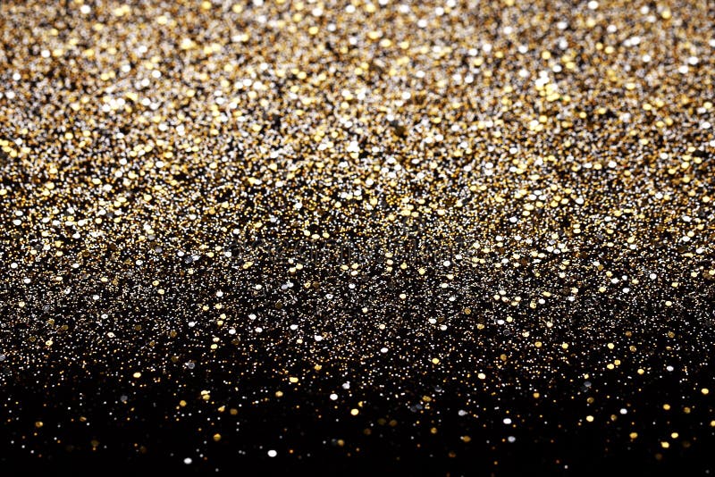 Il nero del nuovo anno di Natale e fondo di scintillio dell'oro Tessuto astratto di struttura di festa Il nero del nuovo anno di Natale e fondo di scintillio dell'oro Tessuto astratto di struttura di festa