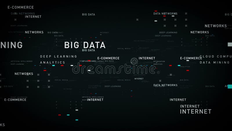 Il nero di Internet di parole chiavi