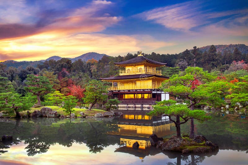 The Golden Pavilion. Kinkakuji Temple in Kyoto, Japan. The Golden Pavilion. Kinkakuji Temple in Kyoto, Japan.