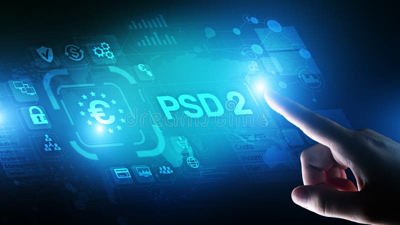 Il pagamento PSD2 assiste il protocollo di sicurezza contante aperto direttivo del fornitore di servizio di pagamento