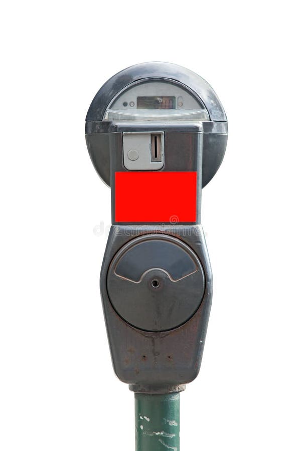 Il parchimetro ha isolato immagini stock libere da diritti Il parchimetro ha isolato immagini stock libere da diritti
