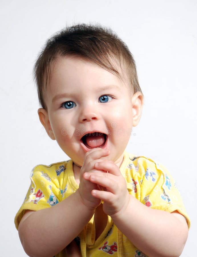 Il bambino piccolo fotografia stock. Immagine di carino 17164110