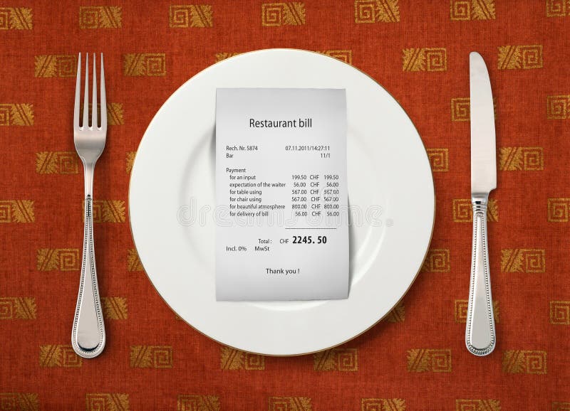 Il prezzo al ristorante