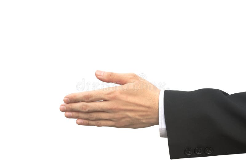 Il primo piano del maschio tailandese di affari scuote congiuntamente il gesto immagine stock Il primo piano del maschio tailandese di affari scuote congiuntamente il gesto immagine stock