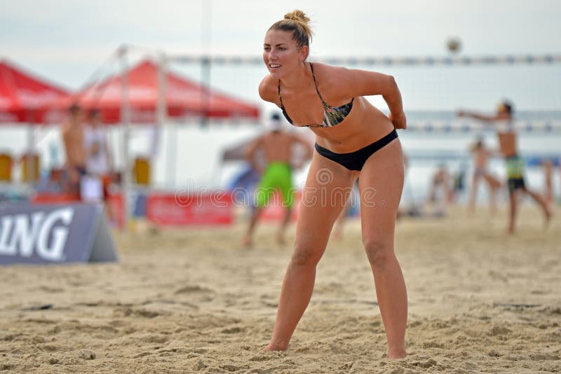 Il Pro Beach Volley Di 2013 Donne Fotografia Editoriale ...