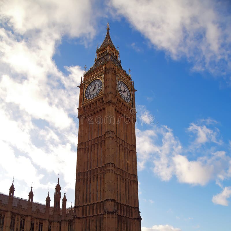 Il Regno Unito Londra, torre di Big Ben immagine stock Il Regno Unito Londra, torre di Big Ben immagine stock