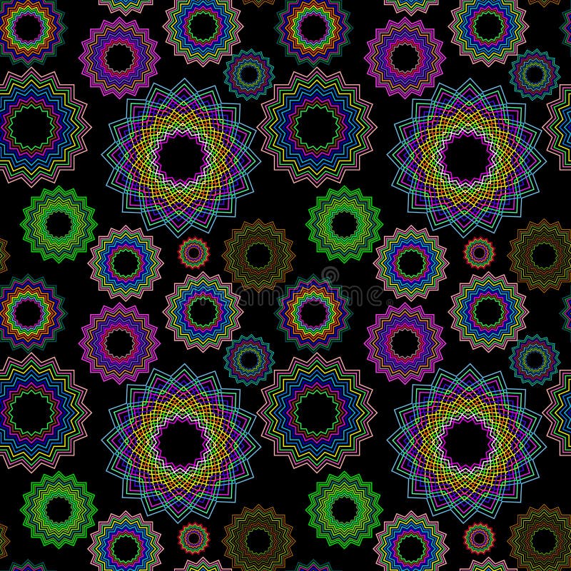 Il reticolo geometrico senza giunte ha esteso 2 illustrazione di stock Il reticolo geometrico senza giunte ha esteso 2 illustrazione di stock