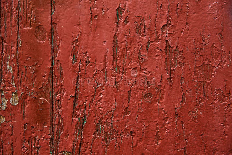 Il rosso ha dipinto il pannello di legno, fondo, carta da parati