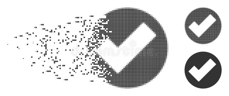 Il semitono dissolto del pixel applica l'icona royalty illustrazione gratis