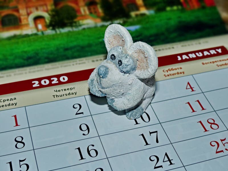 The symbol of The new year 2020 is the white rat according to the Eastern calendar and the 2020 calendar is January 1. Merry New year and Christmas. The symbol of The new year 2020 is the white rat according to the Eastern calendar and the 2020 calendar is January 1. Merry New year and Christmas.