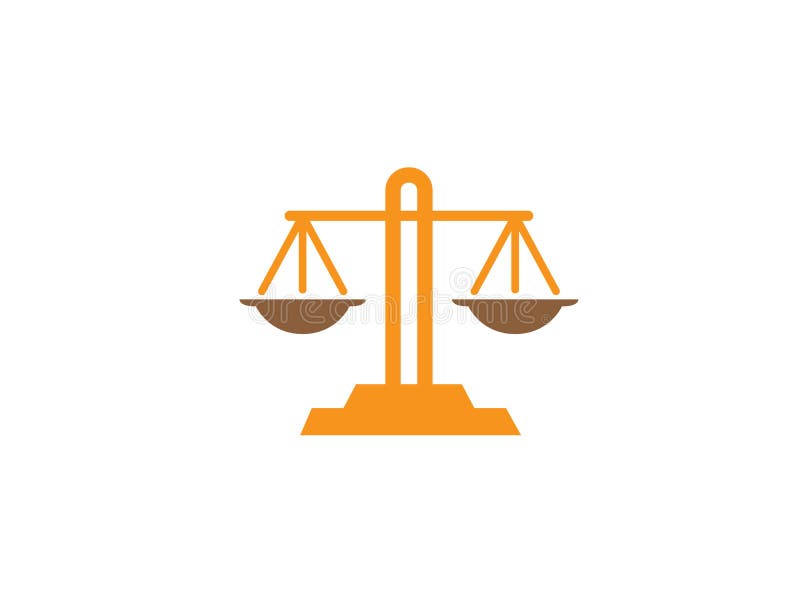 Il simbolo dell'equilibrio riporta in scala l'illustrazione di progettazione di logo, simbolo di legge royalty illustrazione gratis Il simbolo dell'equilibrio riporta in scala l'illustrazione di progettazione di logo, simbolo di legge royalty illustrazione gratis