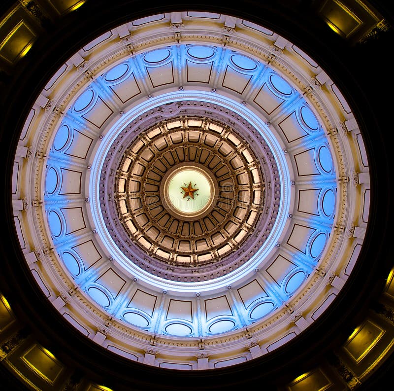 Il Texas Sate la cupola di Campidoglio (all'interno)