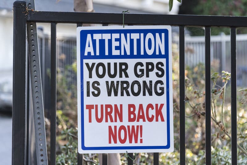 Il tuo GPS è errato