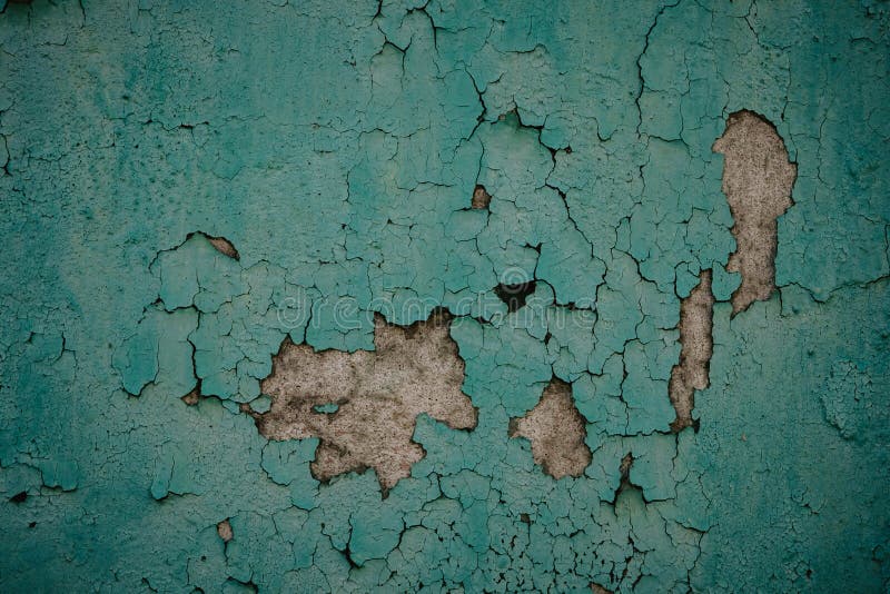 Il vecchio lerciume sopravvissuto si è sbriciolato sbucciando la fine intonacata dipinta verde del dettaglio della superficie del immagine stock Il vecchio lerciume sopravvissuto si è sbriciolato sbucciando la fine intonacata dipinta verde del dettaglio della superficie del immagine stock