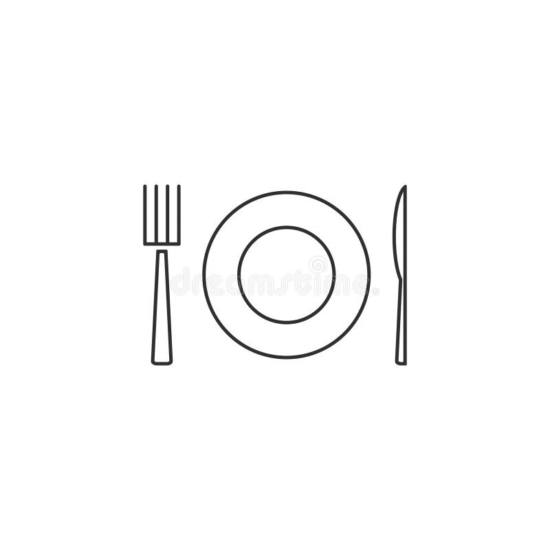 Il vettore dell'icona del ristorante del cucchiaio o dell'alimento del coltello della forcella ha isolato 7 illustrazione di stock Il vettore dell'icona del ristorante del cucchiaio o dell'alimento del coltello della forcella ha isolato 7 illustrazione di stock