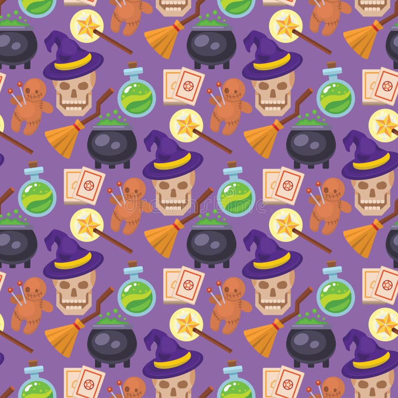 Il vettore magico foggia il fondo senza cuciture del modello di mistero di carnevale di fantasia del mago del fumetto della decor royalty illustrazione gratis Il vettore magico foggia il fondo senza cuciture del modello di mistero di carnevale di fantasia del mago del fumetto della decor royalty illustrazione gratis
