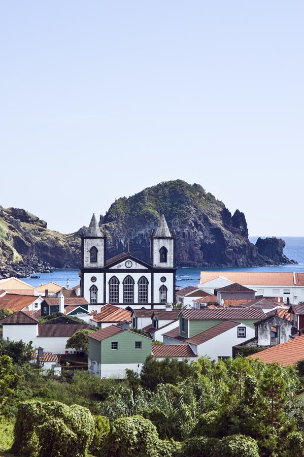 Il villaggio di Lages fa Pico, Azzorre immagini stock libere da diritti Il villaggio di Lages fa Pico, Azzorre immagini stock libere da diritti