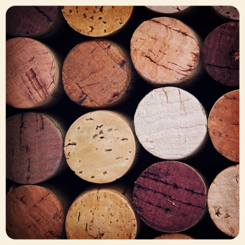 Il vino tappa la vecchia foto fotografie stock Il vino tappa la vecchia foto fotografie stock