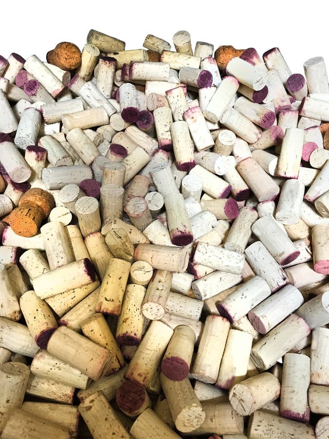Il vino tappa il verticale bianco del fondo immagine stock Il vino tappa il verticale bianco del fondo immagine stock