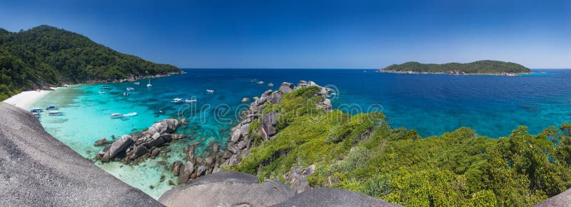 Ilhas de Similan fotografia de stock Ilhas de Similan fotografia de stock