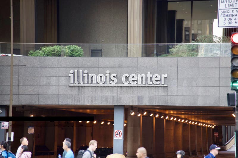 Illinois Center Urban Development, Chicago, Illinois stock photos Illinois Center Urban Development, Chicago, Illinois stock photos