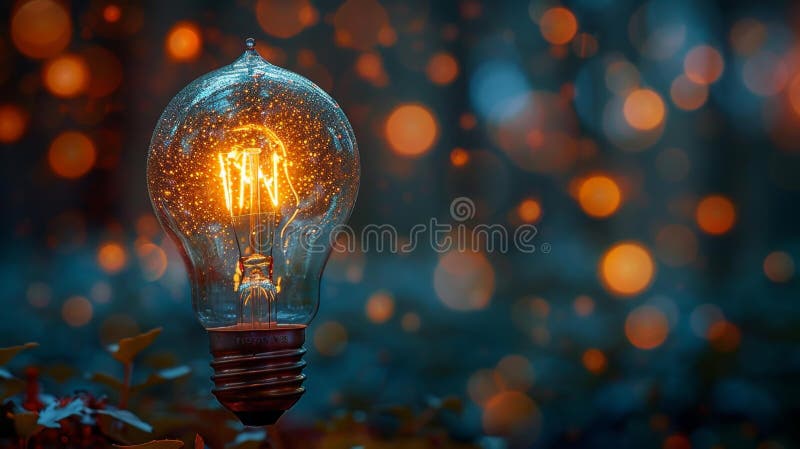 Bec luminos cu fond puternic generativ royalty free illustration