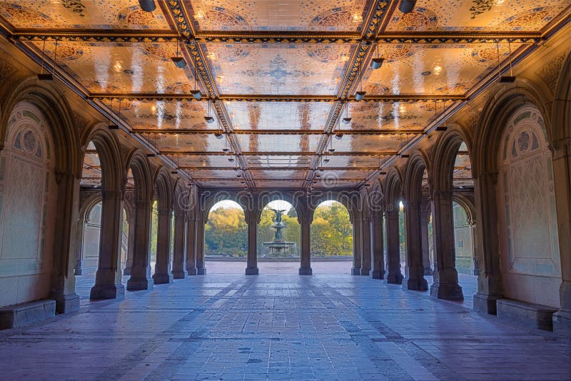 New York City At Bethesda Terrace Underpass In Central Park. Stock Photo,  Picture and Royalty Free Image. Image 25848938.