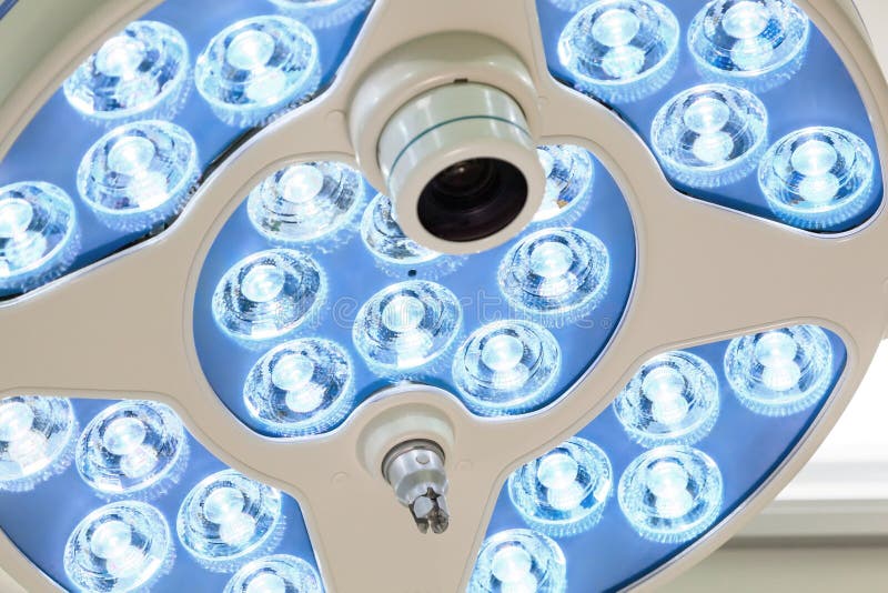 Illuminated surgical lamp royalty free stock images Illuminated surgical lamp royalty free stock images