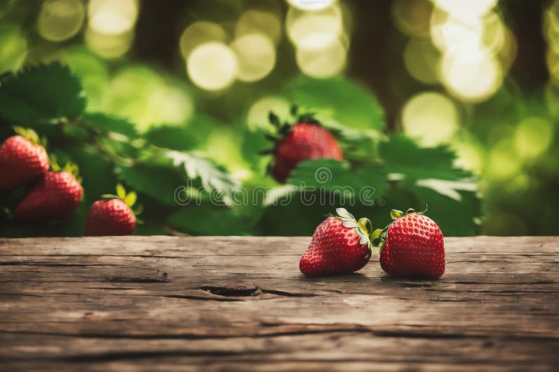 Illustation of Rustic Strawberry Jam and Fresh Berries Delight .AI