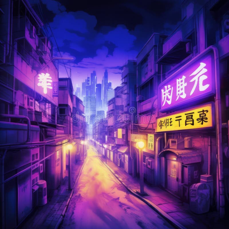 Lights Neon Tokyo Stock Illustrations – 393 Lights Neon Tokyo Stock ...