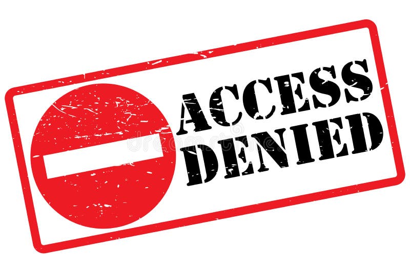 Access rejected